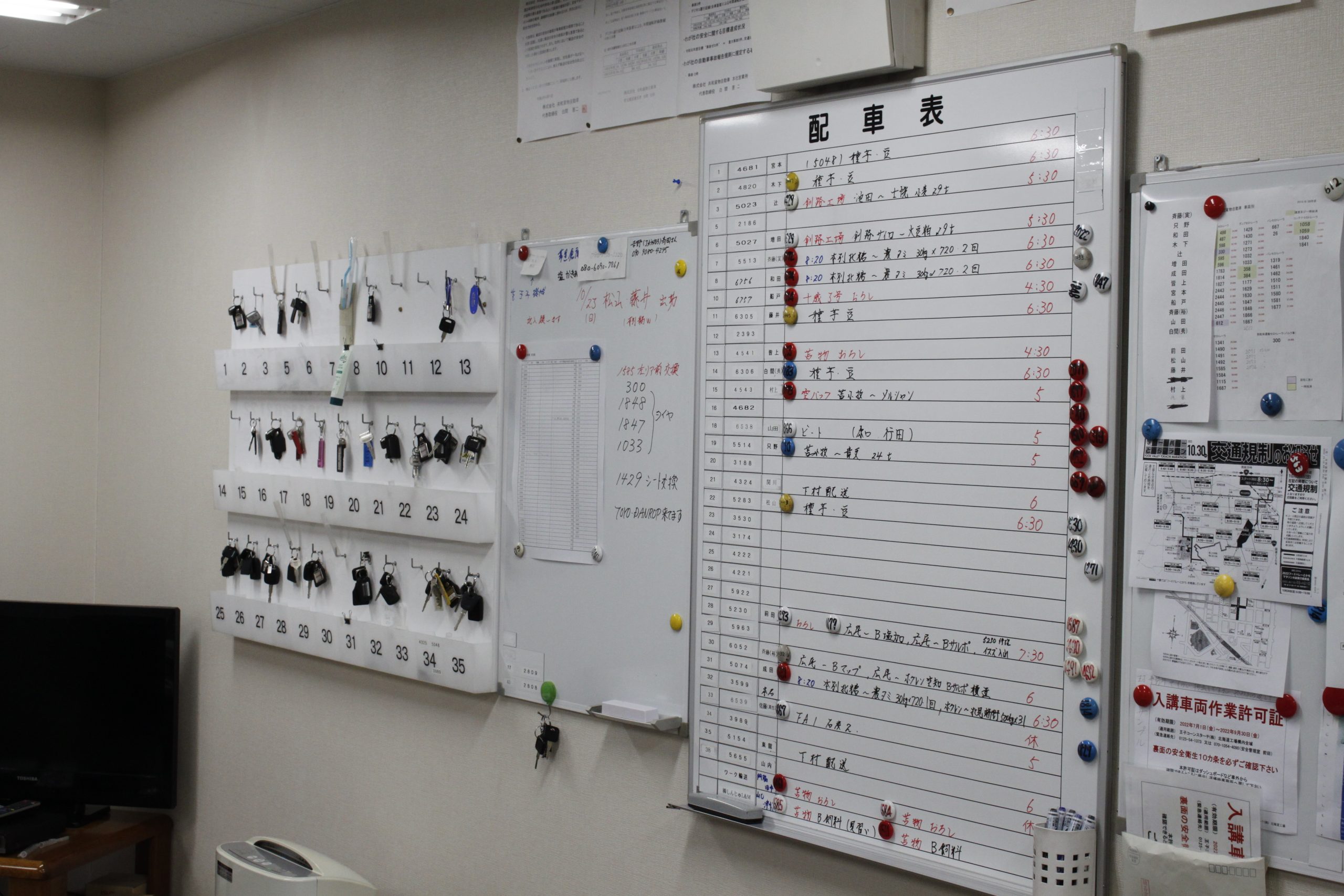 業務再開 運送業 1日の流れ